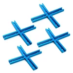 Powertec 71609-P4W 3'' T-track Intersection Kit Sets Universal Woodworking Jig. Fixed Price $62.41.
