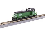 Kato 176-4377 Scale Burlington Northern Emd NW2 Switcher Diesel Locomotive. Fixed Price $98.49.