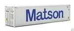 Walthers Scenemaster 949-8263 Ho 40' Hi Cube Container Matson. Fixed Price $12.99.
