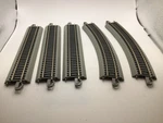 Ho Scale Bachman E-z Track Set Of 10 (2X 92124A5-2, 3X 92123A6-1, 5X 92124A11-2). Fixed Price $27.99.