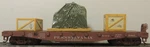 Athearn Pennsylvania 40' Flat Car W/magnetic Loads Rtr Kd's # 425500. Fixed Price $17.99.