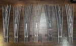 Gargraves Track 3 Left & 5 Right Manual Switches Rail Scale Lot Of 7. Fixed Price $120.00.