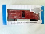 Bachmann Silver #18512 Ho Scale 40' Stock Car-baltimore & Ohio #46117 W/box-ec. Fixed Price $8.99.