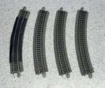 Bachmann Curve Ez Track Scale N4801A 11 1/4" R30 Degree & N4802A Termial. Fixed Price $28.00.