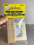 Blair Line #129 Sets Of Curved Wood Grade Crossings 29" To 31" Radius H.o.. Fixed Price $6.99.