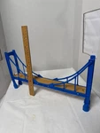 Maxim Blue Suspension Bridge Wooden Railway Track Piece Fits Brio Thomas. Fixed Price $12.30.