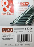 55209 Piko Flexible Track Length Mm. 940. Fixed Price $7.66.