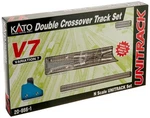 Kato Usa Model Train Products V7 Unitrack Double Crossover Set. Fixed Price $113.61.