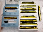Proto 2000 Chicago & Northwestern E7 Locomotives 5010B 5009A Rivarossi Cars Ho. Fixed Price $750.00.