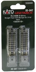 Scale Kato Unitrack 20-047 Type Roadbed Bumper Straight Pkg (2). Fixed Price $7.65.