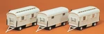 Preiser 20005 Ho Scale Modern Circus Wagon Set - Plastic Kits. Fixed Price $61.99.