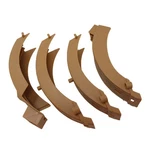 Replacement 4 Brown Track Loop Pieces For Thomas And Friends Launch. Fixed Price $21.99.