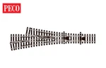 Peco SL-E399F Scale Code 55 Asymmetric 3-WAY Turnout With Electrofrog New. Fixed Price $56.39.