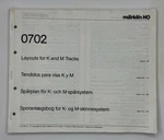 Rare Vintage Marklin Ho 0702 Track Layout Plans Planning Book German. Fixed Price $29.99.