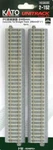 Ho Scale Kato Unitrack 2-152 9-3/4" 246MM Straight W/concrete Ties Pkg (4). Fixed Price $12.32.