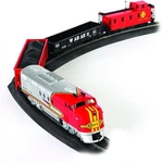 Bachmann - Santa Fe Flyer Ready To Run Electric Set Ho Scale. Fixed Price $159.95.
