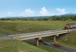 Walthers Cornerstone Ho Modern Long-span Concrete Railroad Bridge Kit 933-4592. Fixed Price $40.00.