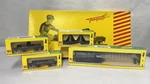 Fleischmann 4-PC Ho Train Set 1495-4 Iob All Vg Used 1451A 1451H 1496. Fixed Price $153.00.