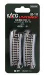 Kato Scale Gauge Unitrack R11" R282-15 Curved 4 Pieces 20-111. Fixed Price $15.99.