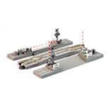 Kato Usa Inc. 4-7/8 124MM Crossing Gate & Rerailer Track KAT200271. Fixed Price $20.98.