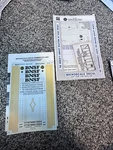 Microscale Decal #87-1023 Bnsf Diesels & Covered Hoppers. Fixed Price $5.99.