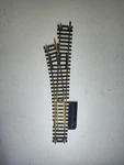 Vintage Tyco Snap Switch Left Ho Railroad Train Track Made Austria 18" 910-1. Fixed Price $12.50.