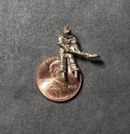 Gandy Dancers Scale Metal Unpainted Figure "man & Flatnose Shovel" Pre-owed. Fixed Price $6.00.