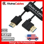 8K 2.1 Hdmi Cable For Atomos Ninja V Monitor Straight Left Angle Fast 50CM. Fixed Price $15.99.