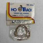 Ahm Ho Track No. 2534 Brass Rail Joiners 24 Pc. For All Scale. Fixed Price $19.49.