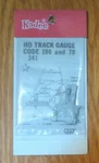 Kadee #341 Three-point Track Gauge -- For Code 70 & 100 Rail. Fixed Price $5.75.