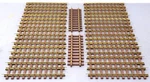 Lionel 8-82002 Scale Brass Straight Track Sections Ex. Fixed Price $96.99.