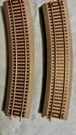 Mth Ho Track, 22" Radius Some New/used, Complete Loop 12 Pieces. Fixed Price $15.00.