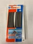 Roco Line #42524 / 6 Pack Curved Track. Fixed Price $35.00.