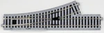 Kato Ho Manual Turnout Unitrack Left-hand, 9-3/4IN 245MM Long, 19-1/4IN 49 2-840. Fixed Price $40.98.