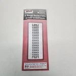 Atlas Ho 6" Straight Section Train Track Code 822 Black Nickel Silver Rail. Fixed Price $6.99.