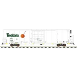 Atlas Ho Gauge 64' Reefer Tropicana Safety Stripes #1 #3014 Pn 20007323. Fixed Price $52.99.