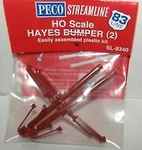 Peco Ho Scale North American Style Code Hayes Bumper PKG(2) # SL-8340. Fixed Price $9.88.