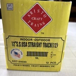 Aristo Craft ART-20030 Stainless Steel Usa Straight Track 12 Pcs Indoor/outdoor. Fixed Price $200.00.