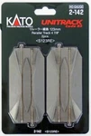 Kato 2142 Ho Scale Unitrack 123MM 4-7/8" Road Crossing And Rerailer (2). Fixed Price $16.49.