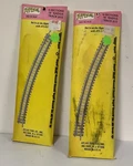 2 Packs Of Atlas #33 Brass Ho Scale Track 18" Radius (pack 6) New. Fixed Price $14.99.