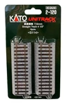 Ho Scale Kato Unitrack 2-120 Straight 4-1/2" 114MM Pkg (4). Fixed Price $13.60.