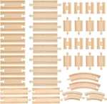 40 Pcs Wooden Female Train Track Adapters Straight Bulk. Fixed Price $41.87.