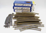 Vintage Ahm 25001TR Model Train Circle Track 33 Pcs Of + Curved Rerailer. Fixed Price $25.50.