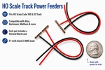 Ho Scale Track Power Feeders 5 Pair Pre-wired Terminal Rail Joiners Code 100/83. Fixed Price $14.99.