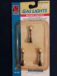 Life-like Ho Scale Gas Lights With Speed Limit Signs Lighted / Wired. Fixed Price $9.07.