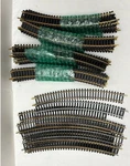 Tyco Model Railroad Ho Scale 18" Train 30 Degree Curved Tracks 59PCS Austria. Fixed Price $49.99.