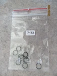 H0 - Marklin 7154 Traction Tires 8MM 5/16" Diameter (pack Of 10) Nib. Fixed Price $11.50.