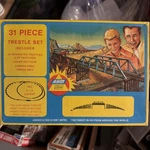 Vintage Ahm - 31 Piece Trestle Set #5850 Ho Scale. Fixed Price $49.99.