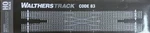 Walthers 948-83051 Ho Nickel Silver Code #6 Double Crossover Turnout. Fixed Price $97.24.