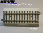 Lionel American Flyer Fastrack 5" Straight Section Gauge 2 Rail 6-49867. Fixed Price $5.94.